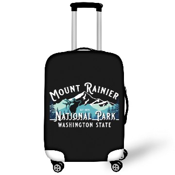 Discover Vintage Mount Rainier National Park Washington Sou Luggage Covers