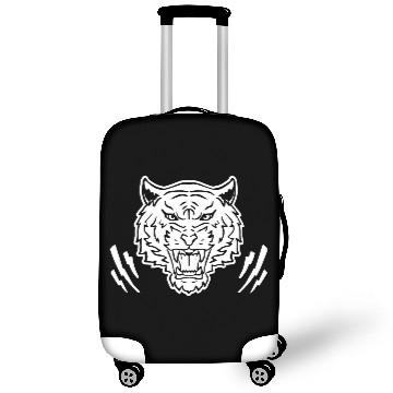 Discover Tiger wilderness Africa safari jungle Luggage Covers