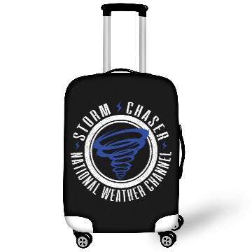 Discover National Weather Channel Crew Funny Storm Chaser Luggage Covers