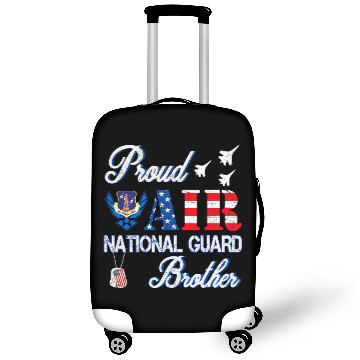 Discover Proud Air National Guard Brother Air Force Luggage Covers