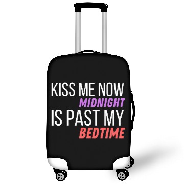Discover kiss me now midnight is past my bedtime Luggage Covers