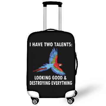 Discover Macaw Owner Gifts Bird Scarlet Macaw Parrot Lover Luggage Covers