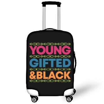 Discover Young Gifted Black African American Black Power Luggage Covers