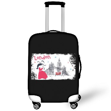 Discover London Tower Bridge United Kingdom Big Ben Gift Luggage Covers