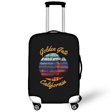 Discover The Golden Gate Bridge, California, San Francisco. Luggage Covers