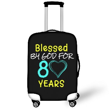 Discover Blessed By God For 80 Years Happy 80Th Birthday Gi Luggage Covers