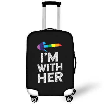 Discover Matching Lesbian Couple s Im With Her Lesbian Luggage Covers