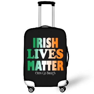 Discover Irish Lives Matter, Erin Go Bragh, Irish Heritage Luggage Covers