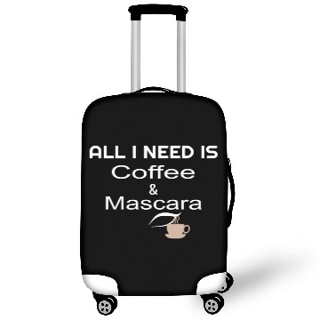 Discover All i need is coffee and mascara Makeup Relax Enjo Luggage Covers
