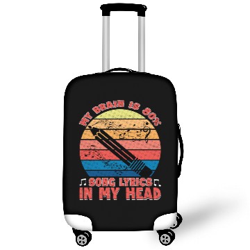 Discover Brain Is 80 Song Lyrics In Head Music Teacher Treb Luggage Covers