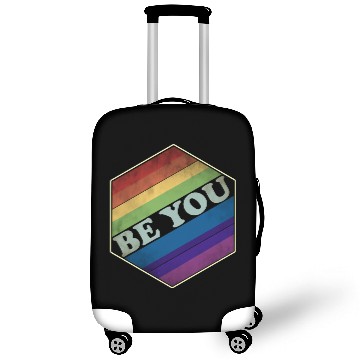 Discover LGBTQ Be You Gay Pride Vintage Rainbow Circle Luggage Covers
