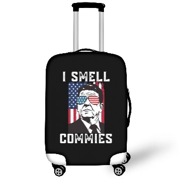 Discover I Smell Commies - Funny Ronald Reagan Anti Liberal Luggage Covers