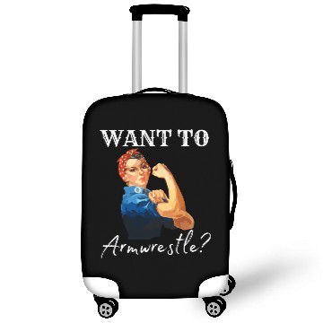 Discover Want to Armwrestle, Rosie The Riveter Luggage Covers