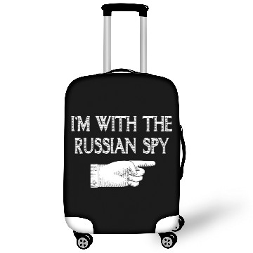 Discover I'm With Russian spy Matching Halloween Costume Luggage Covers