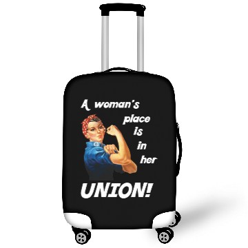 Discover Pro Union Strong - Union Proud Rosie the Riveter C Luggage Covers
