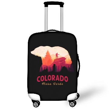 Discover Vintage Mesa Verde National Park Colorado Luggage Covers