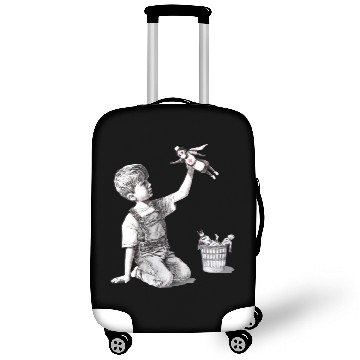 Discover Banksy quot Game Changer quot infirmiere super Luggage Covers