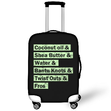 Discover Afrocentric Natural Hair Afro Women Luggage Covers