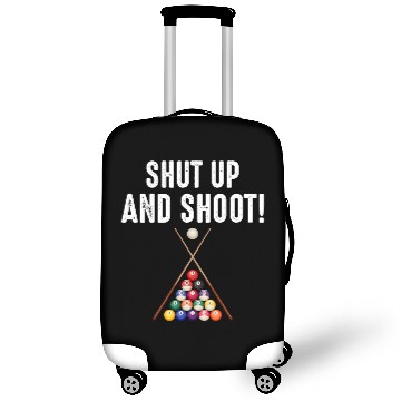 Discover Billiards Game Pool Player Cue Sports Funny Saying Luggage Covers
