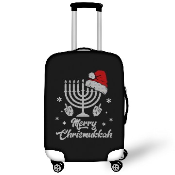 Discover Christmas Ugly Hanukkah menorah Merry Chrismukkah Luggage Covers