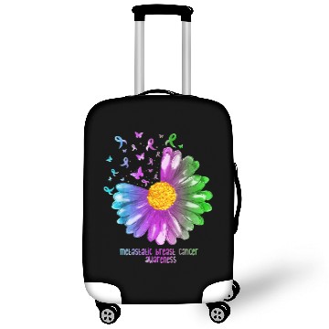 Discover Daisy Butterfly Metastatic Breast Cancer Awareness Luggage Covers