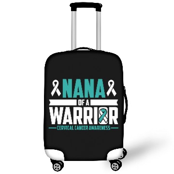 Discover Nana Cervical Cancer Awareness Warrior Teal White Luggage Covers