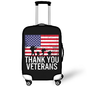 Discover Veteran Luggage Covers, Thank You Veterans, Veteran Gift,