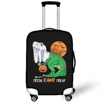 Discover Trick Rawr Treat Dinosaur Trex Boys Toddler Hallow Luggage Covers