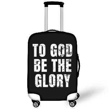 Discover To God Be The Glory - Christian Vintage Distressed Luggage Covers