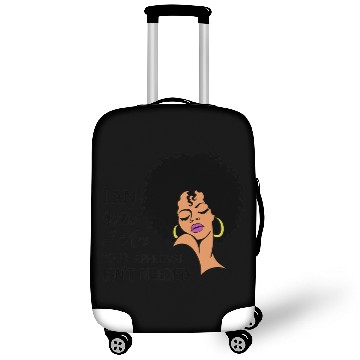 Discover Black Queen Lady Curly Natural African American Luggage Covers