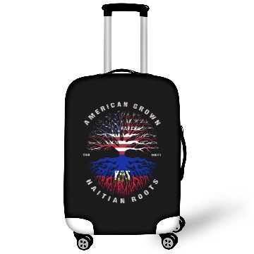 Discover American Grown Haitian Roots Haiti Flag Luggage Covers