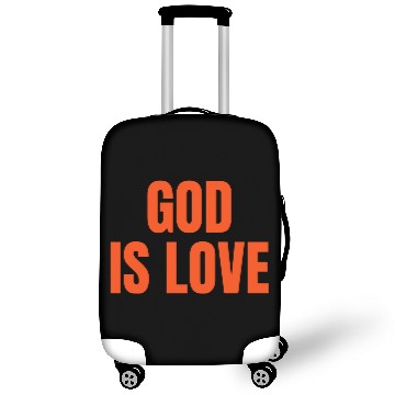 Discover God Is Love - Christian Motivational Quotes Luggage Covers