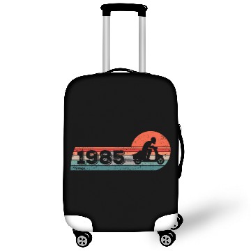 Discover Motor-Scooter Vintage 1985 Birthday Moped Luggage Covers