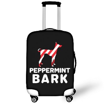 Discover Ibizan Hound Dog Christmas Funny Peppermint Bark Luggage Covers