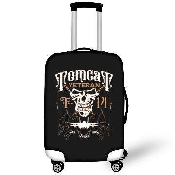 Discover F-14 Tomcat Veteran Aviation Skull 1970 to 2006 Luggage Covers