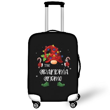Discover The Grandma Gnome Buffalo Plaid Christmas Tree Lig Luggage Covers