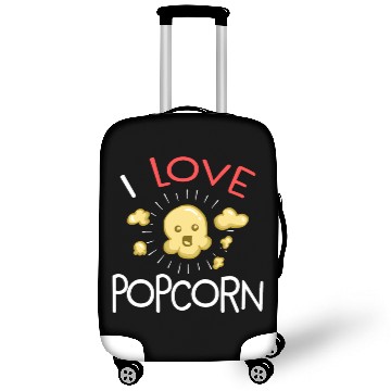 Discover I Love Popcorn Movie Theater Luggage Covers