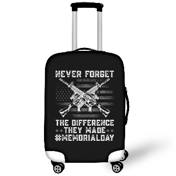 Discover Memorial Day Patriotic Heroicness USA Flag Luggage Covers