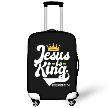 Discover Jesus Is King Revelation 17:14 Christian Luggage Covers