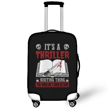 Discover Thriller Genre Novelist Author Writing Saying Gift Luggage Covers