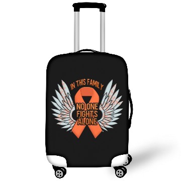 Discover I Wear Orange Ribbon Support Leukemia Cancer Luggage Covers