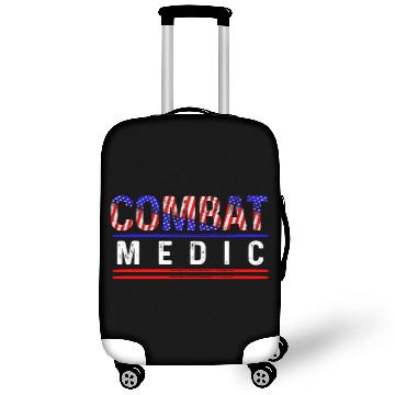 Discover Combat Medic Brain USA American Military print Luggage Covers