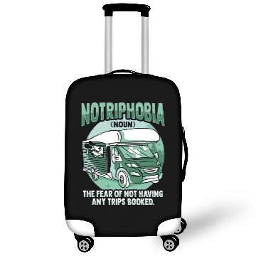 Discover Notriphobia Definition Travel Camper RV Owner Luggage Covers
