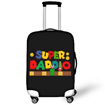 Discover Super Daddio Luggage Covers,Fathers Day Luggage Covers,Gamer Daddy