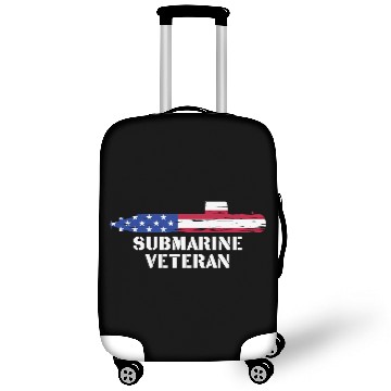 Discover Submarine Veteran Submariner US Military Luggage Covers