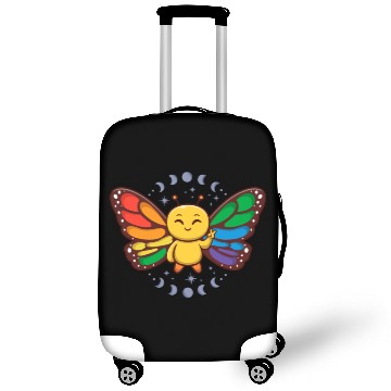 Discover LGBTQ Rainbow Flag Monarch Butterfly Pride Month Luggage Covers