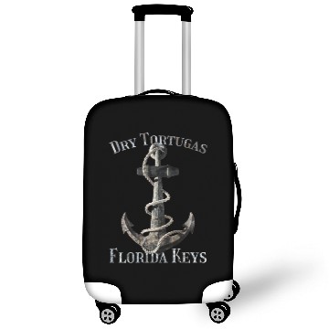 Discover Dry Tortugas Florida Keys Vacation Nautical Anchor Luggage Covers