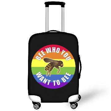Discover Gay Pride Bee Who You Want To Bee Luggage Covers