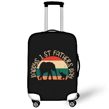 Discover daddy's 1st fathers day. Happy father's day Luggage Covers