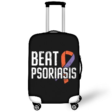 Discover Beat Psoriasis Skin Disease Psoriasis Awareness Luggage Covers